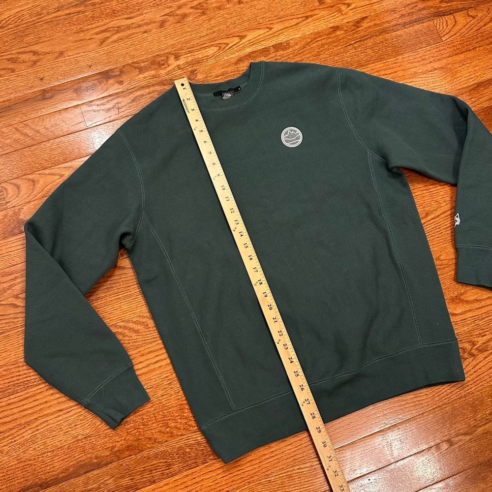 Greyson Tributary Golf Club Teton Valley Crewneck Sweatshirt Mens Medium Green - Picture 6 of 11